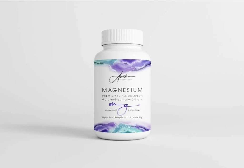 Белый флакон Acvelon Magnesium Premium Triple Complex